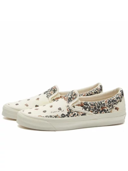 Sneakersy Vans wsuwane klasyczne białe