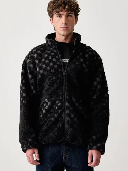 Vans hanorac cu pentru bărbați din polar negru