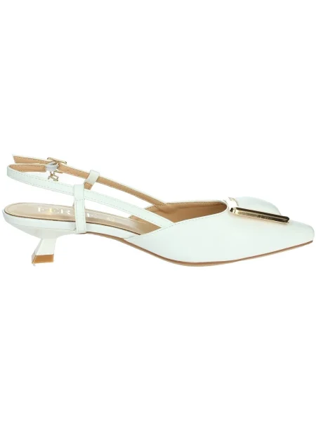 Pantofi Ferre alb