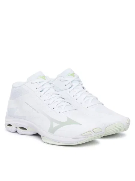 Mizuno Încălțăminte pentru sporturi de interior Wave Lightning Pro Mid alb