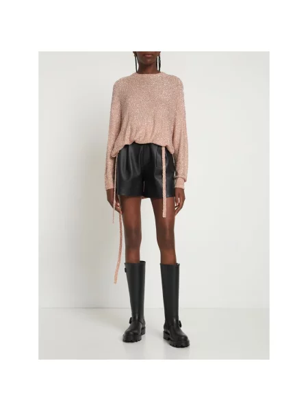 Lekki sweter Stella Mccartney asymetryczny różowy