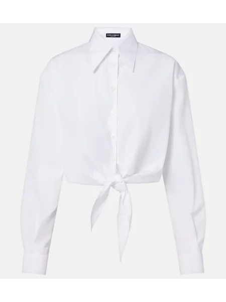 Decupat cămașă Dolce&gabbana din poplin alb