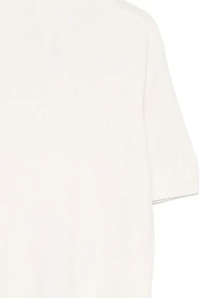 Tricou Liu Jo cu decolteu rotund alb