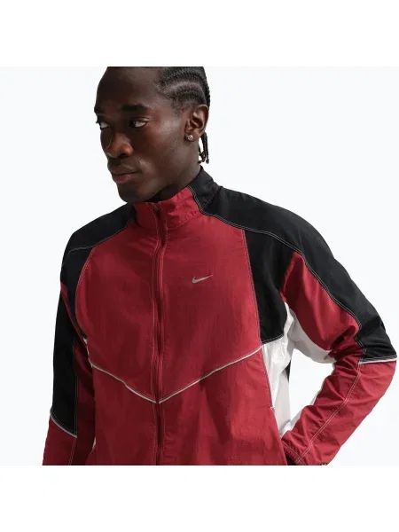 Geacă de alergare pentru bărbați Nike Retro Dri-Fit team crimson/black negru
