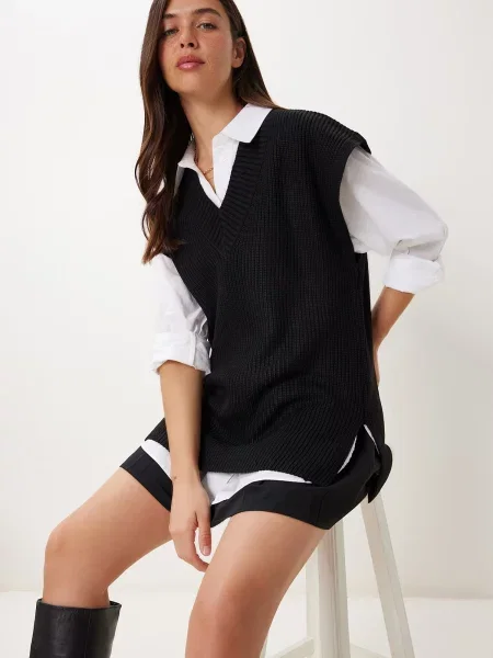 Happiness İstanbul Pulover negru