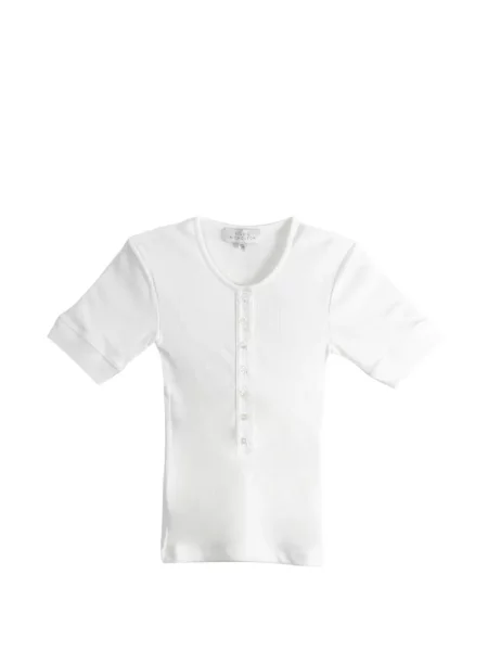 Tricou Studio Nicholson tricotate alb
