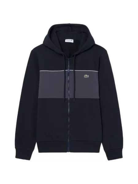 Hanorac cu glugă Lacoste albastru