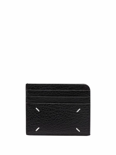 Portofel Maison Margiela din piele negru