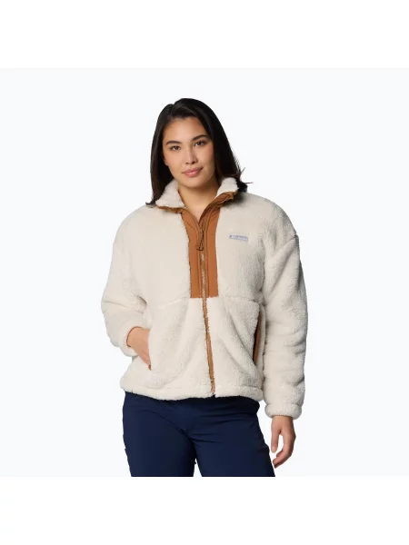 Bluza Columbia Boundless Discovery Sherpa Full Zip II chalk/camel brown biała