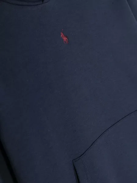 Bluza z kapturem dziecięca Polo Ralph Lauren niebieska