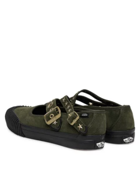 Polobotky Vans zelené