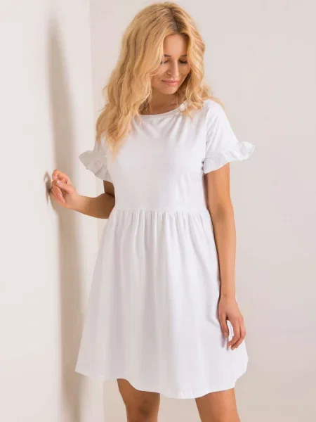 Rochie Fashionhunters de costum alb