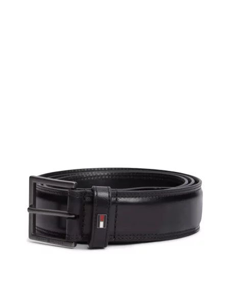 TOMMY HILFIGER Curea HUDSON BOMBAY' negru