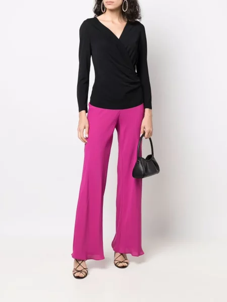 Pantaloni Alberta Ferretti roz