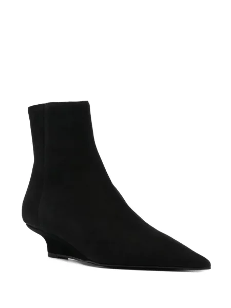Botine Toteme din piele de căprioară negru