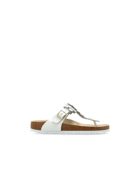 Trampki Birkenstock Gizeh Flower Leather White EUR 38 białe