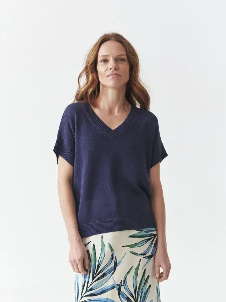TATUUM Pulover mornarska / indigo