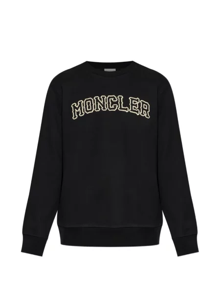 Hanorac Moncler cu broderie negru