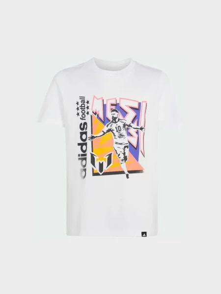 Детская спортивная футболка Adidas белая