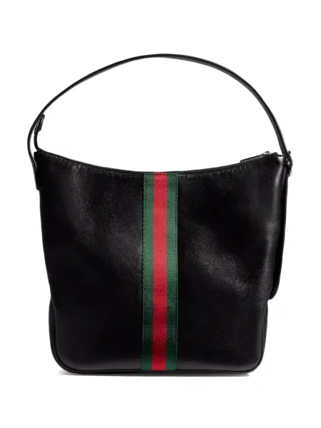 Geantă Gucci din piele cu dungi negru