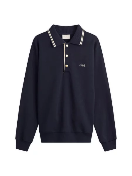 Koszulka polo Drole De Monsieur granatowa