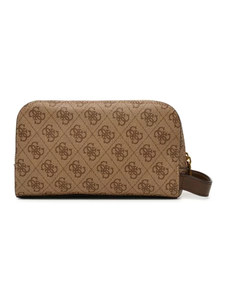 Guess kosmetyczka MILANO beżowy PMMILO brązowa
