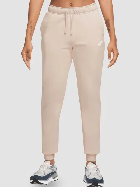 Джогери NIKE W Nsw Club Flc бавовна/поліестер бежевий