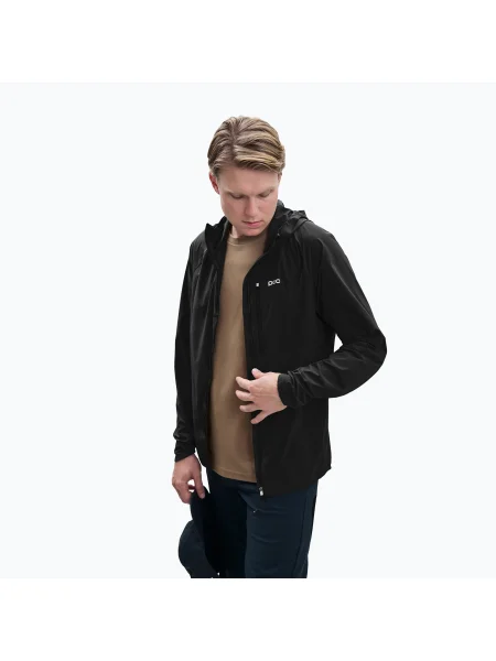 Olcsóbban. Kerékpáros kabát POC Motion Wind uranium black. Méret: XXL fekete
