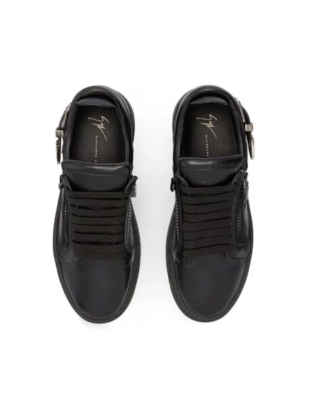Sneakersy Giuseppe Zanotti skórzane czarne