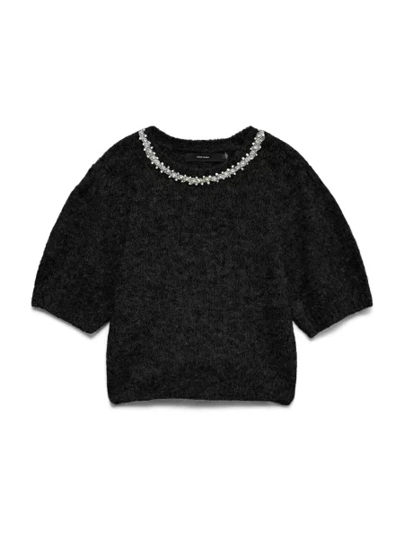 VERO MODA Pulover VMNOVAH amestecat negru