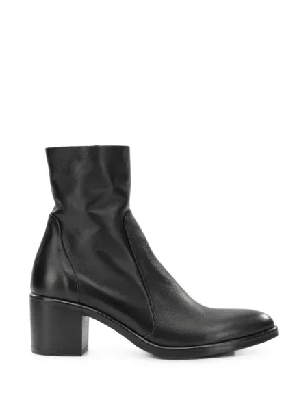 Cizme scurte Strategia Shoes din piele negru