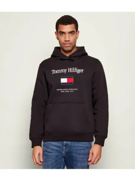 Tommy Hilfiger Hanorac Flex | regular fit negru