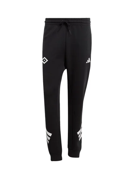 ADIDAS PERFORMANCE Sportovní kalhoty černá bílá