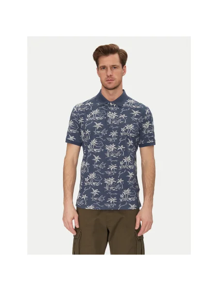Gant Pólóing Regular Fit sötétkék
