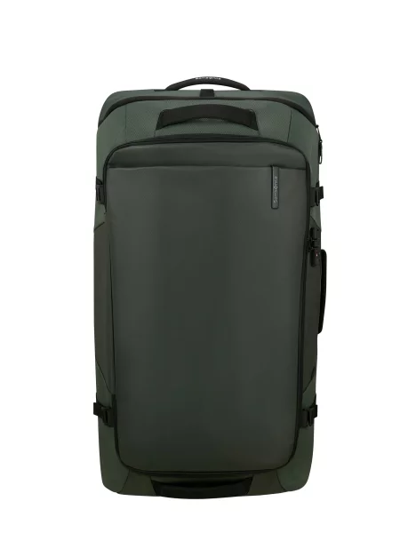 Переработанный чемодан Samsonite зеленый