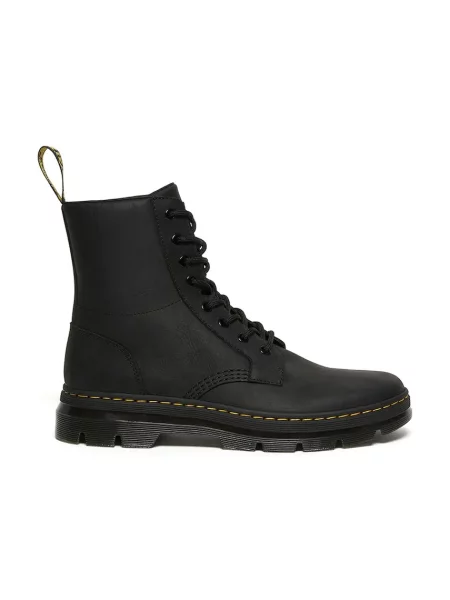Dr. Martens bocanci de piele Combs cu platformă negru