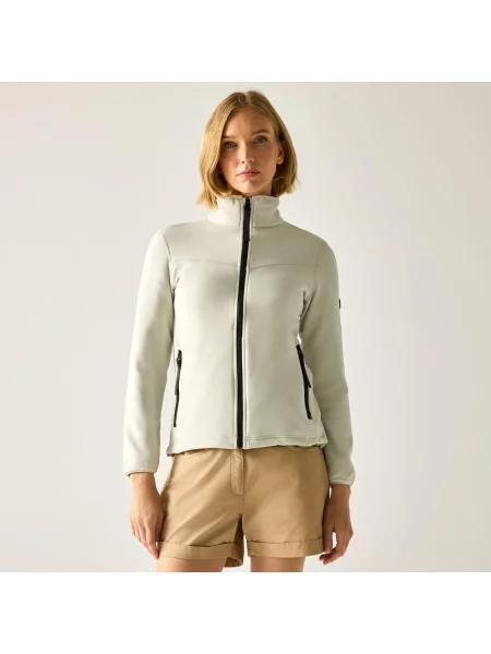 Bluza polarowa Florena z zamkiem błyskawicznym szara