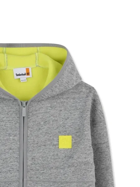 Bluza z kapturem dziecięca Timberland szara