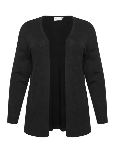 KAFFE CURVE Geacă tricotată Farsia' negru