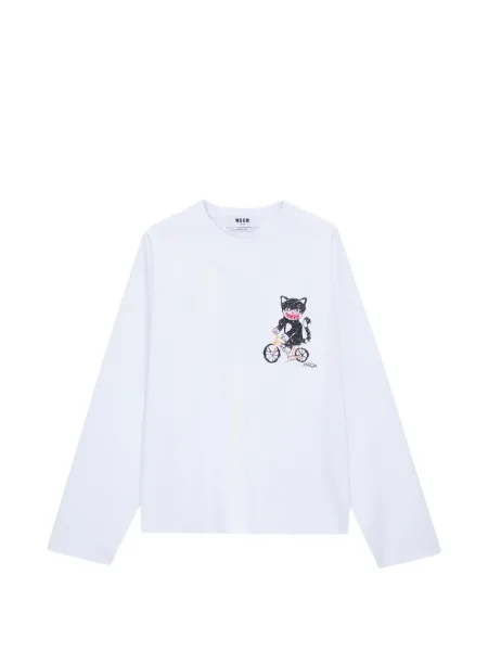 Tričko Msgm s potiskem bílé