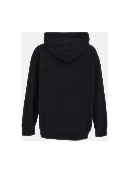 Bluza z kapturem Mm6 Maison Margiela z kapturem czarna