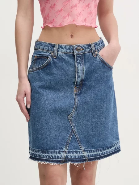 Hugo Spódnica Jeansowa Getina blau niebieska
