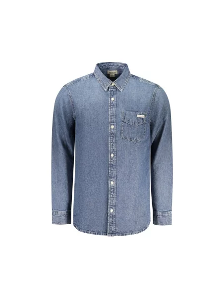 Calvin Klein Jeans cămașă de blugi albastru