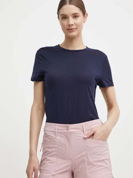 Спортна тениска Icebreaker Merino Tech Lite III синьо