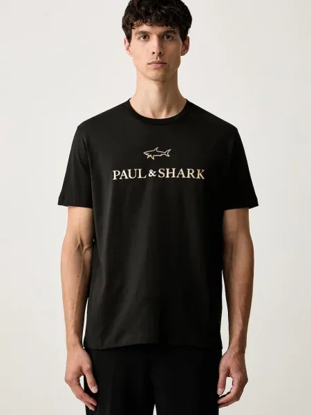 Paul&Shark tricou pentru bărbați din Knitwear negru