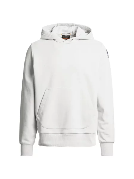 Hanorac cu glugă Parajumpers cu autograf alb
