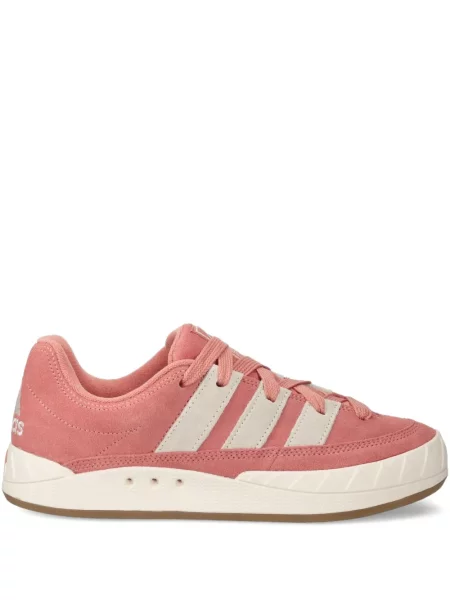 Sneakerși Adidas Terrex cu dungi din piele de căprioară roz