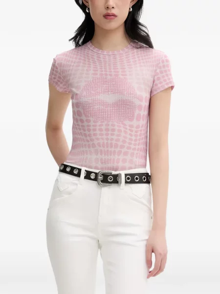Tricou Miss Sixty cu imagine roz