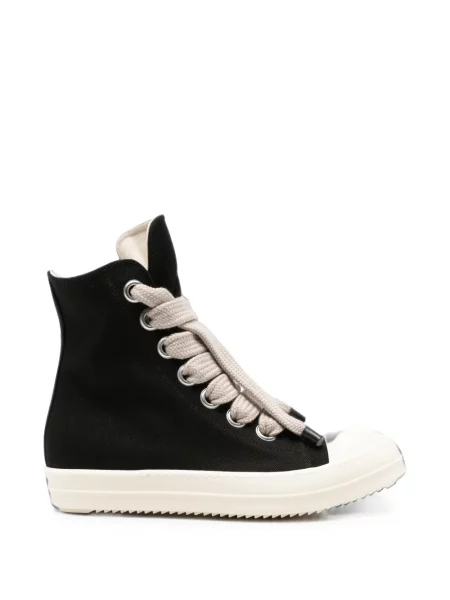 Sneakerși Rick Owens Drkshdw cu șireturi din dantelă negru