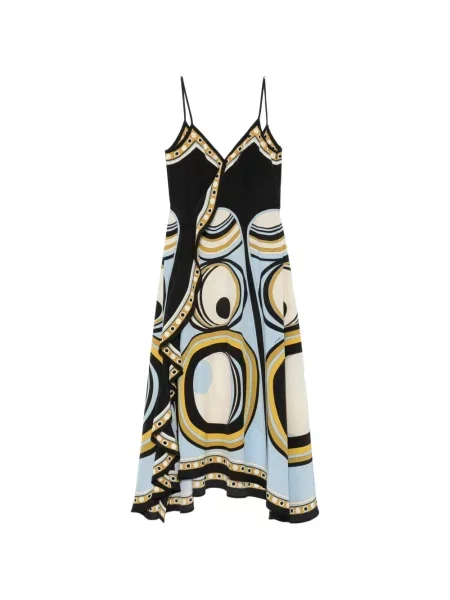 Rochie La Doublej asimetrică negru